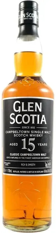 Glen Scotia 15 Year Old Single Malt Whiskey 700ml-Spirits-Glen Scotia-[afterpay_alcohol_delivery]-[buy_spirits_online]-[buy_wine_online]-Barrel & Batch