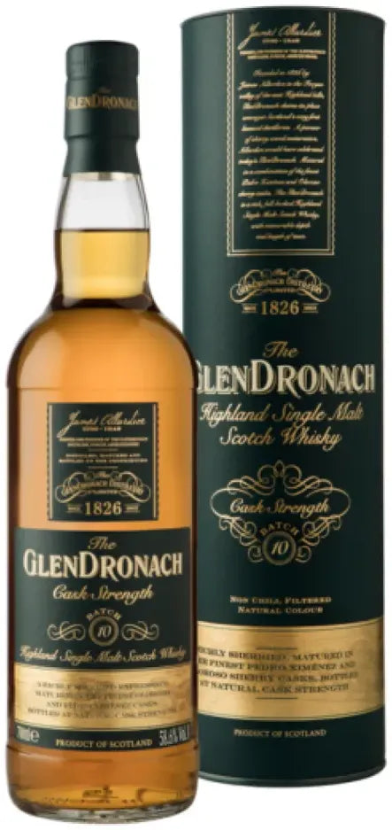 Glendronach Cask Strength Batch 10 Scotch Whisky 700ml-Spirits-Glendronach-[afterpay_alcohol_delivery]-[buy_spirits_online]-[buy_wine_online]-Barrel & Batch