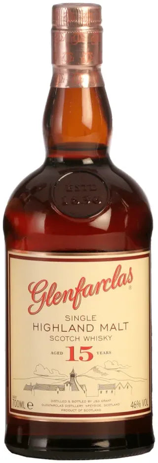 Glenfarclas 15 Year Old Single Malt Scotch Whisky 700ml-Spirits-Glenfarclas-[afterpay_alcohol_delivery]-[buy_spirits_online]-[buy_wine_online]-Barrel & Batch