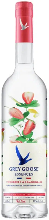 Grey Goose Essences Strawberry and Lemongrass Vodka 750ml-Spirits-Grey Goose-[afterpay_alcohol_delivery]-[buy_spirits_online]-[buy_wine_online]-Barrel & Batch