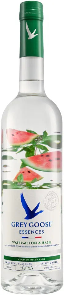 Grey Goose Essences Watermelon & Basil Vodka 700ml-Spirits-Grey Goose-[afterpay_alcohol_delivery]-[buy_spirits_online]-[buy_wine_online]-Barrel & Batch