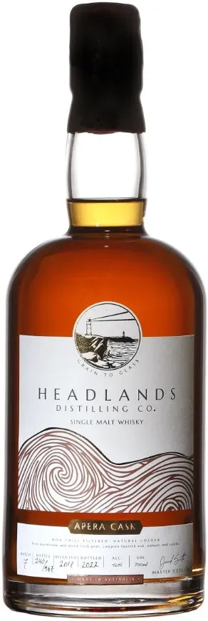 Headlands Distilling Company Apera Cask Whisky 700ml-Spirits-Headlands Distilling Company-[afterpay_alcohol_delivery]-[buy_spirits_online]-[buy_wine_online]-Barrel & Batch