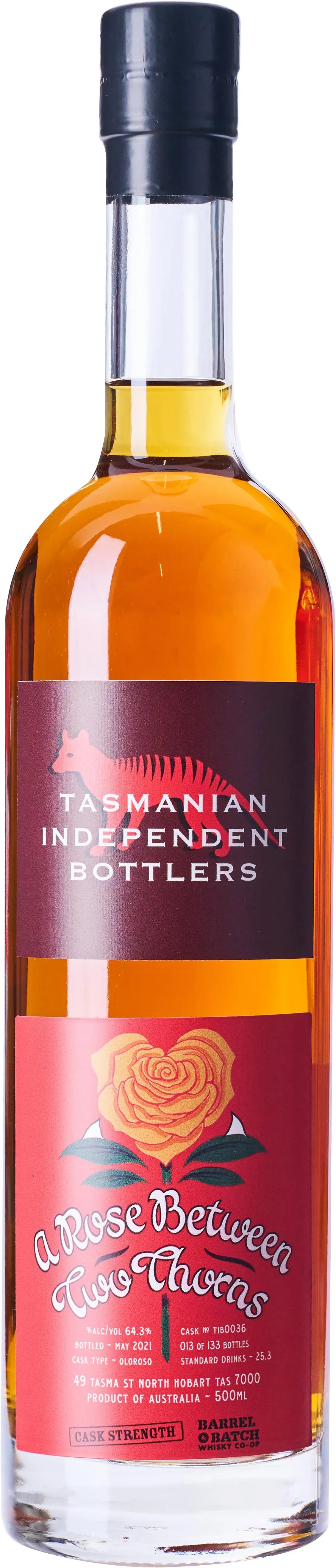 Heartwood & TIB Stables A Rose Between Two Thorns Cask Strength Blended Whisky 500ml-Spirits-Heartwood & TIB Stables-[afterpay_alcohol_delivery]-[buy_spirits_online]-[buy_wine_online]-Barrel & Batch