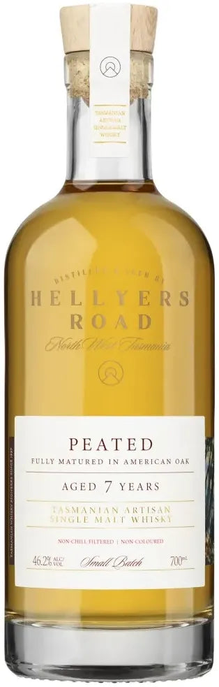 Hellyers Road Distillery 7 Year Old Peated Single Malt 700ml-Spirits-Hellyers Road Distillery-[afterpay_alcohol_delivery]-[buy_spirits_online]-[buy_wine_online]-Barrel & Batch