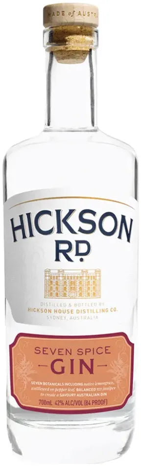 Hickson Rd. Seven Spice Gin 700ml-Spirits-Hickson Rd.-[afterpay_alcohol_delivery]-[buy_spirits_online]-[buy_wine_online]-Barrel & Batch