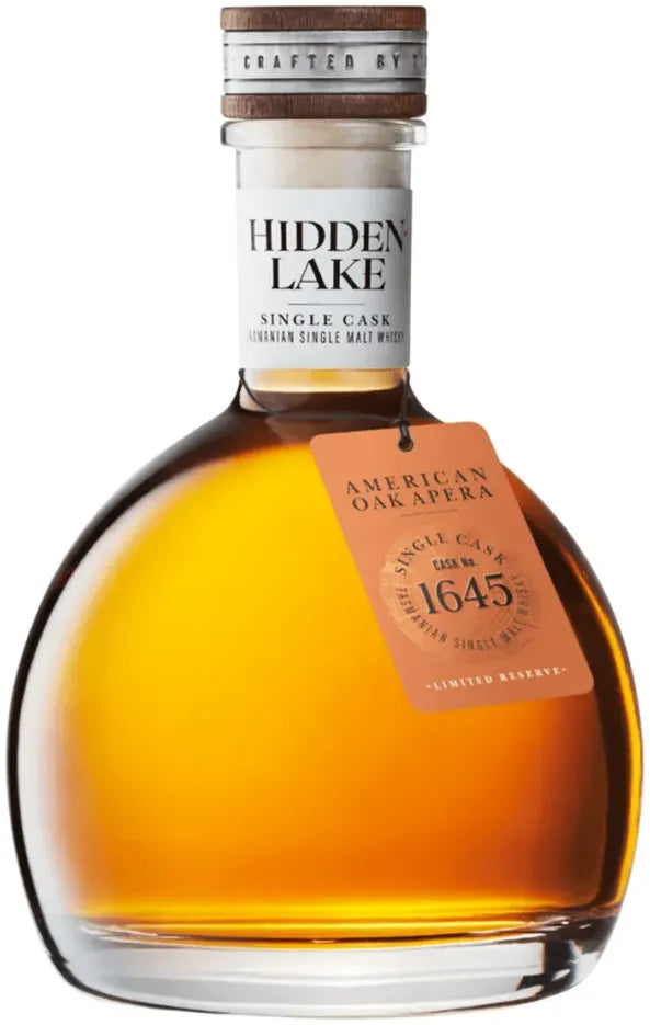 Hidden Lake American Oak Apera Single Cask Whisky 700ml-Spirits-Hidden Lake-[afterpay_alcohol_delivery]-[buy_spirits_online]-[buy_wine_online]-Barrel & Batch