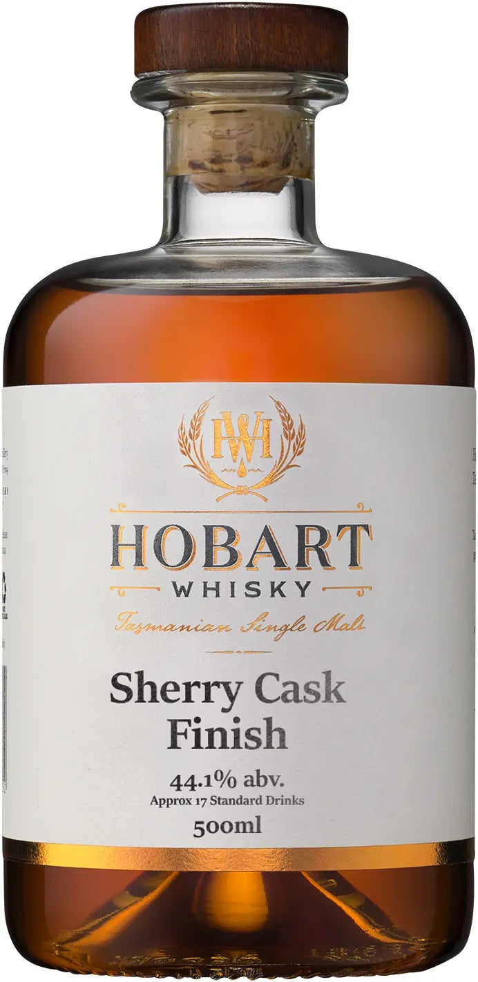 Hobart Whisky Sherry Cask Finish 500ml-Spirits-Hobart Whisky-[afterpay_alcohol_delivery]-[buy_spirits_online]-[buy_wine_online]-Barrel & Batch