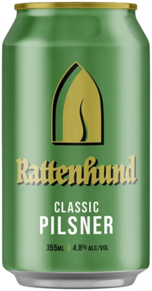 Hop Nation Rattenhund Classic Pilsner 355ml  Barrel & Batch - Barrel & Batch