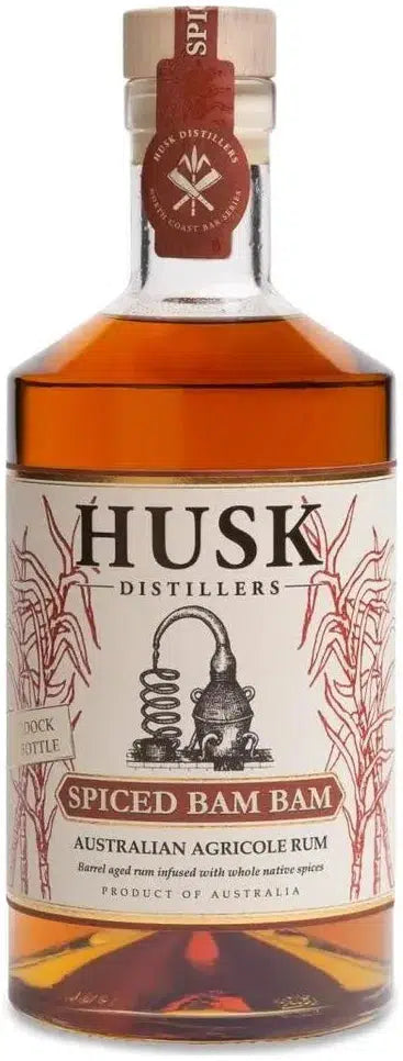 Husk Distillers Spiced Bam Bam Rum 700ml-Spirits-Husk Distillers-[afterpay_alcohol_delivery]-[buy_spirits_online]-[buy_wine_online]-Barrel & Batch