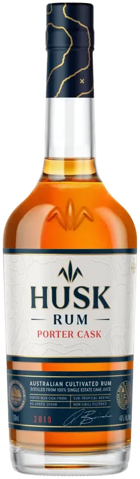 Husk Rum Porter Cask Signature Rum 700ml-Spirits-Husk Rum-[afterpay_alcohol_delivery]-[buy_spirits_online]-[buy_wine_online]-Barrel & Batch