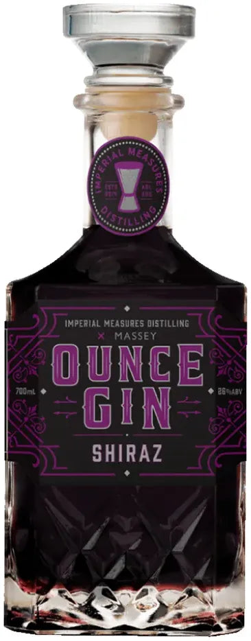 Imperial Measures Distilling Ounce Gin Shiraz 700ml-Spirits-Imperial Measures Distilling-[afterpay_alcohol_delivery]-[buy_spirits_online]-[buy_wine_online]-Barrel & Batch