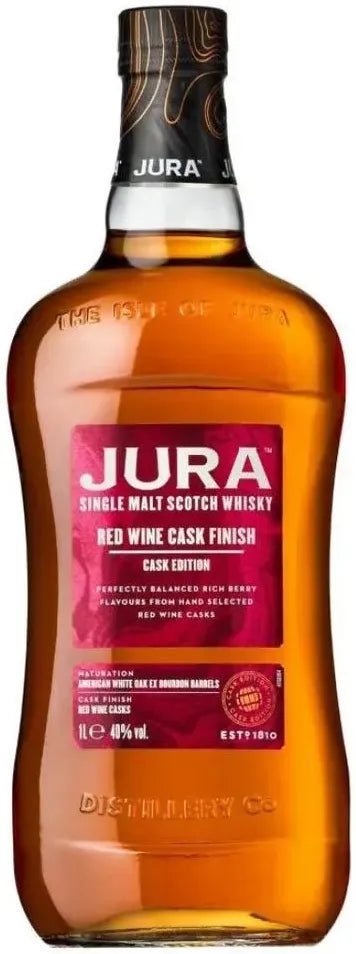 Isle Of Jura Red Wine Cask Single Malt Scotch Whisky 700ml-Spirits-Isle Of Jura-[afterpay_alcohol_delivery]-[buy_spirits_online]-[buy_wine_online]-Barrel & Batch