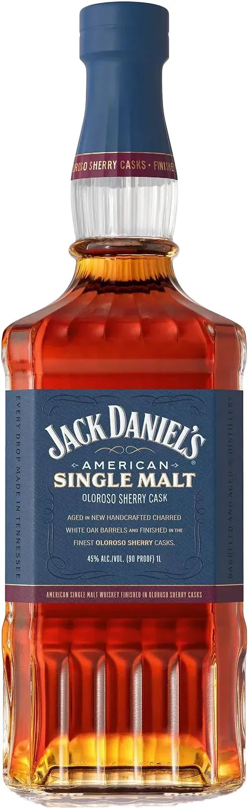 Jack Daniel's American Single Malt Whiskey 1L-Spirits-Jack Daniel's-[afterpay_alcohol_delivery]-[buy_spirits_online]-[buy_wine_online]-Barrel & Batch