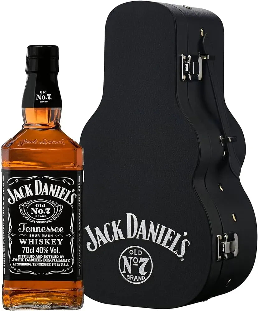 Jack Daniel's In Guitar Case 700ml-Spirits-Jack Daniel's-[afterpay_alcohol_delivery]-[buy_spirits_online]-[buy_wine_online]-Barrel & Batch