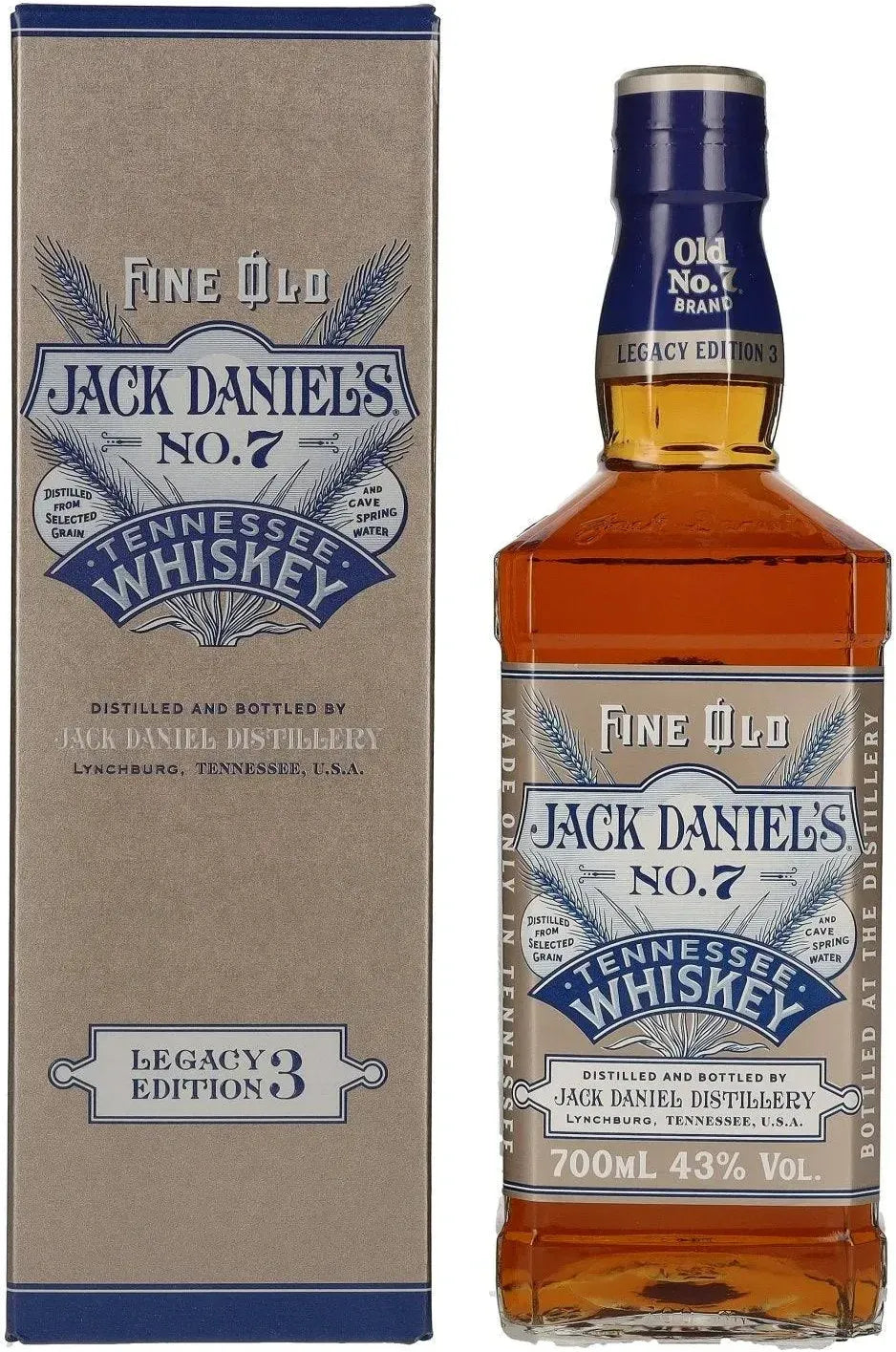 Jack Daniel's Legacy #3 700ml-Spirits-Jack Daniel's-[afterpay_alcohol_delivery]-[buy_spirits_online]-[buy_wine_online]-Barrel & Batch