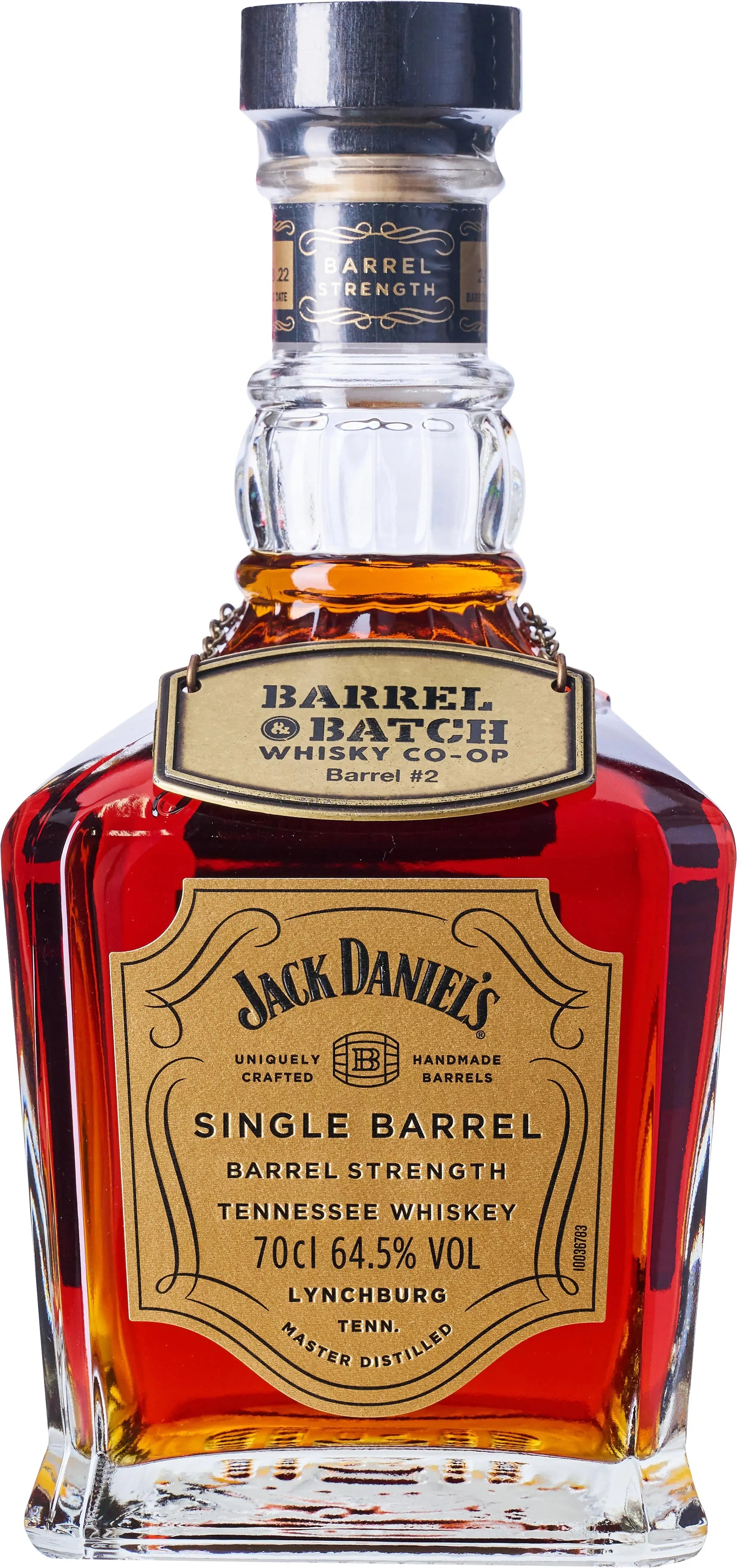 Jack Daniel's Single Barrel Barrel Strength #2 Tennessee Whiskey 700ml-Spirits-Jack Daniel's-[afterpay_alcohol_delivery]-[buy_spirits_online]-[buy_wine_online]-Barrel & Batch