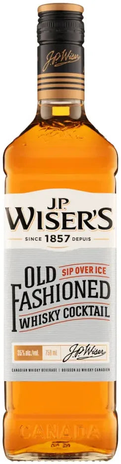 JP Wisers Old Fashioned Whisky Cocktail 750ml-Pre-Mixed Drinks-JP Wisers-[afterpay_alcohol_delivery]-[buy_spirits_online]-[buy_wine_online]-Barrel & Batch