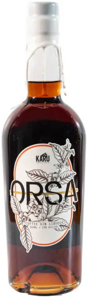 Karu Distillery Orsa Coffee Gin Liqueur 500ml-Spirits-Karu Distillery-[afterpay_alcohol_delivery]-[buy_spirits_online]-[buy_wine_online]-Barrel & Batch