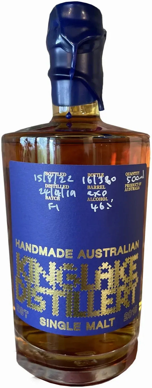 Kinglake Distillery French Oak Single Malt Whisky 46% 500ml-Spirits-Kinglake Distillery-[afterpay_alcohol_delivery]-[buy_spirits_online]-[buy_wine_online]-Barrel & Batch