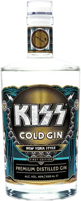 Kiss Cold Gin New York Style 500ml-Spirits-Kiss-[afterpay_alcohol_delivery]-[buy_spirits_online]-[buy_wine_online]-Barrel & Batch