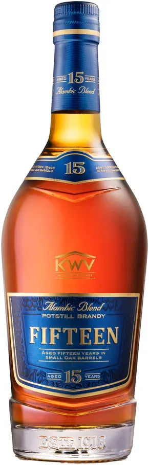 KWV 15 Year Old Potstill Brandy 750ml-Spirits-KWV-[afterpay_alcohol_delivery]-[buy_spirits_online]-[buy_wine_online]-Barrel & Batch