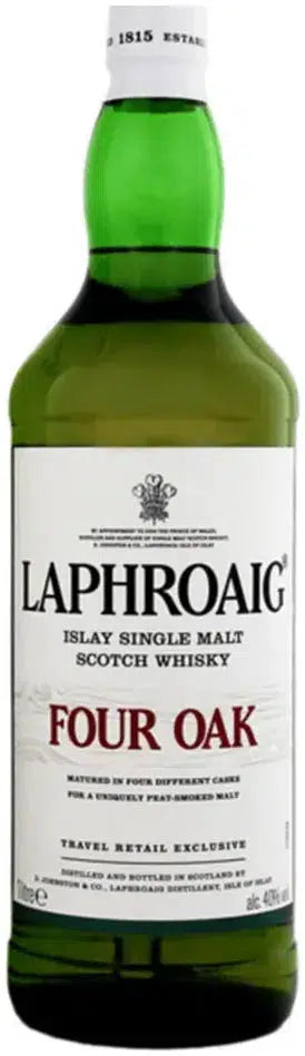 Laphroaig Four Oak Single Malt Scotch Whisky 1L-Spirits-Laphroaig-[afterpay_alcohol_delivery]-[buy_spirits_online]-[buy_wine_online]-Barrel & Batch