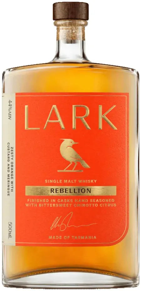 Lark Distillery Single Malt Rebellion Whisky 500ml-Spirits-Lark Distillery-[afterpay_alcohol_delivery]-[buy_spirits_online]-[buy_wine_online]-Barrel & Batch