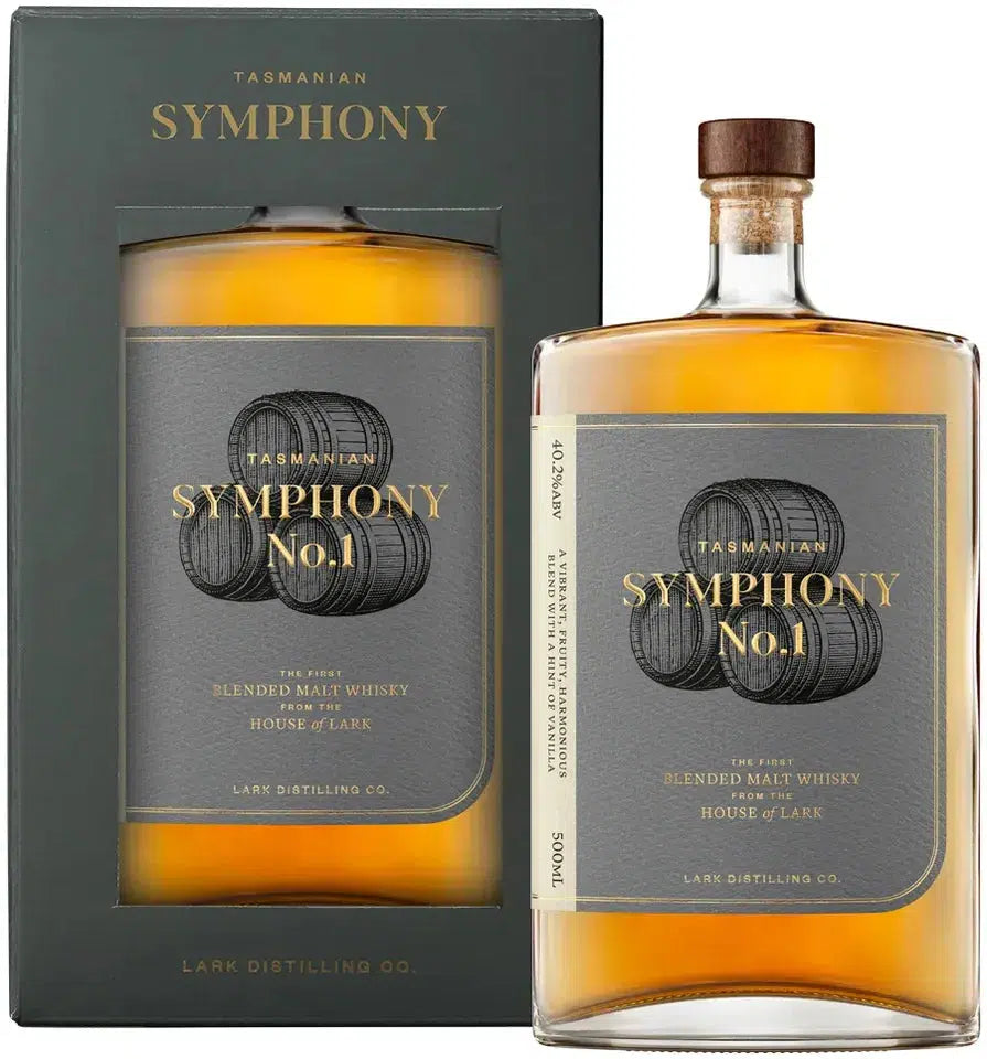 Lark Distillery Symphony No.1 Single Malt Australian Whisky 500ml-Spirits-Lark Distillery-[afterpay_alcohol_delivery]-[buy_spirits_online]-[buy_wine_online]-Barrel & Batch