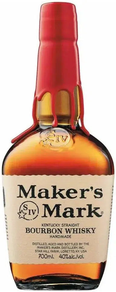 Maker's Mark Kentucky Straight Bourbon Whisky 700ml-Spirits-Maker's Mark-[afterpay_alcohol_delivery]-[buy_spirits_online]-[buy_wine_online]-Barrel & Batch