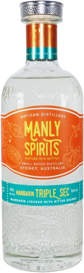 Manly Spirits Co. Distillery Mandarin Triple Sec Liqueur 700ml-Spirits-Manly Spirits Co. Distillery-[afterpay_alcohol_delivery]-[buy_spirits_online]-[buy_wine_online]-Barrel & Batch