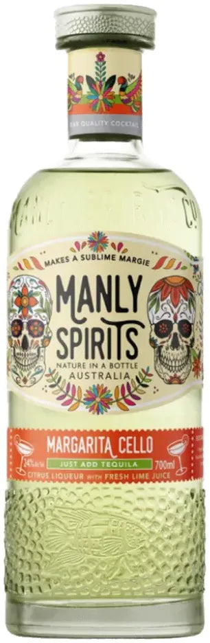 Manly Spirits Margarita Cello 700ml-Spirits-Manly Spirits Co. Distillery-[afterpay_alcohol_delivery]-[buy_spirits_online]-[buy_wine_online]-Barrel & Batch