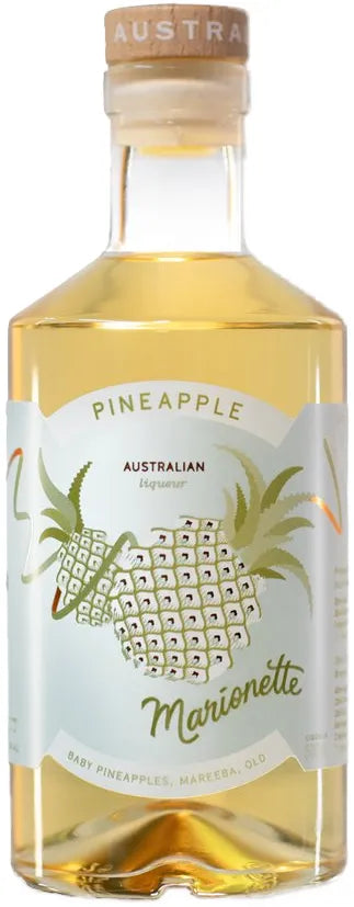 Marionette Pineapple Liqueur 500ml-Spirits-Marionette-[afterpay_alcohol_delivery]-[buy_spirits_online]-[buy_wine_online]-Barrel & Batch