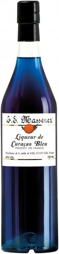 Massenez Blue Curacao Liqueur 700ml-Spirits-Massenez-[afterpay_alcohol_delivery]-[buy_spirits_online]-[buy_wine_online]-Barrel & Batch