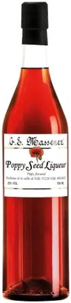 Massenez Poppies Seed Coquelicot Liqueur 700ml-Spirits-Massenez-[afterpay_alcohol_delivery]-[buy_spirits_online]-[buy_wine_online]-Barrel & Batch