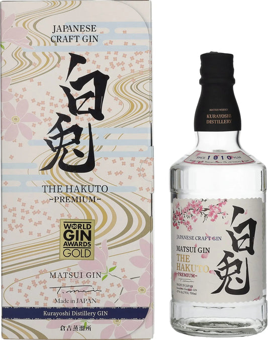 Matsui The Hakuto Premium Gin Gift Box 700ml-Spirits-Matsui-[afterpay_alcohol_delivery]-[buy_spirits_online]-[buy_wine_online]-Barrel & Batch