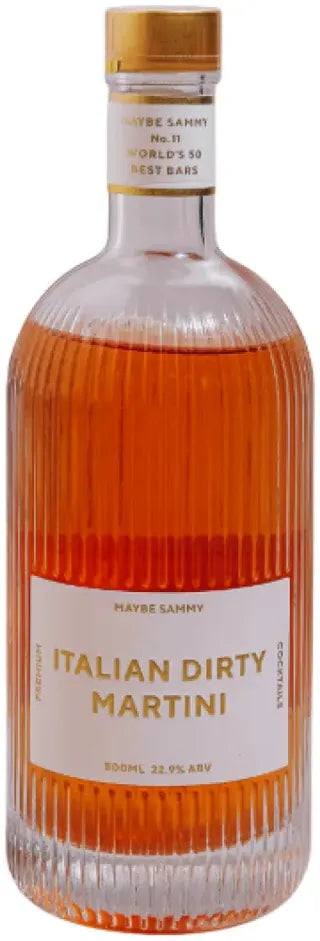 Maybe Sammy Italian Dirty Martini Cocktail 100ml-Pre-Mixed Drinks-Maybe Sammy-[afterpay_alcohol_delivery]-[buy_spirits_online]-[buy_wine_online]-Barrel & Batch