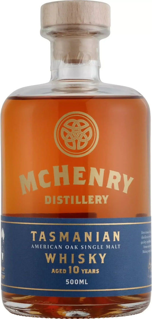 McHenry Distillery 10 Year Old Rare American Oak Single Malt Whisky 500ml-Spirits-McHenry Distillery-[afterpay_alcohol_delivery]-[buy_spirits_online]-[buy_wine_online]-Barrel & Batch