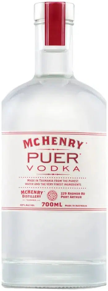 McHenry Distillery Puer Vodka 700ml-Spirits-McHenry Distillery-[afterpay_alcohol_delivery]-[buy_spirits_online]-[buy_wine_online]-Barrel & Batch