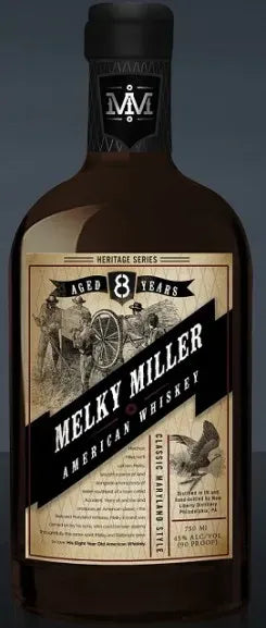 Melky Miller 8 Year Old Classic Maryland Style American Whiskey 750ml-Spirits-Melky Miller-[afterpay_alcohol_delivery]-[buy_spirits_online]-[buy_wine_online]-Barrel & Batch