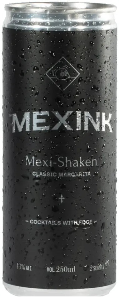 Mexink Mexi-Shaken Classic Margarita 250ml-Pre-Mixed Drinks-Mexink-[afterpay_alcohol_delivery]-[buy_spirits_online]-[buy_wine_online]-Barrel & Batch