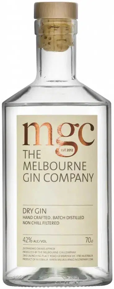 MGC Melbourne Gin Co Dry Gin 700ml-Spirits-MGC Melbourne Gin Co-[afterpay_alcohol_delivery]-[buy_spirits_online]-[buy_wine_online]-Barrel & Batch