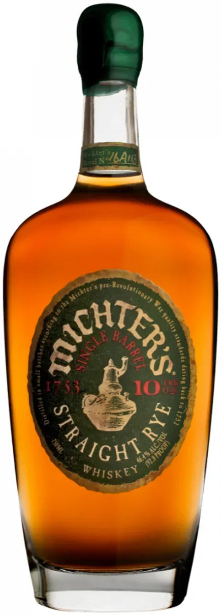 Michter's 10 Year Old Straight Rye Whiskey 700ml-Spirits-Mitcher's Distillery-[afterpay_alcohol_delivery]-[buy_spirits_online]-[buy_wine_online]-Barrel & Batch