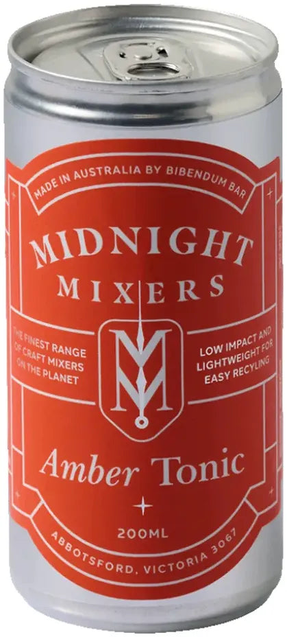 Midnight Mixers Amber Tonic 200ml-Non-Alcoholic-Midnight Mixers-[afterpay_alcohol_delivery]-[buy_spirits_online]-[buy_wine_online]-Barrel & Batch