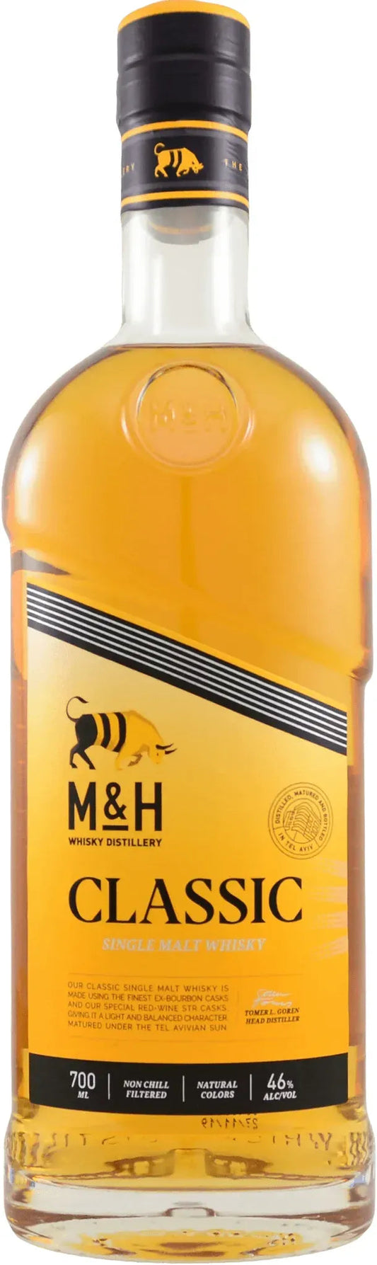 Milk & Honey Classic Israeli Single Malt Whisky 700ml-Spirits-Milk & Honey-[afterpay_alcohol_delivery]-[buy_spirits_online]-[buy_wine_online]-Barrel & Batch