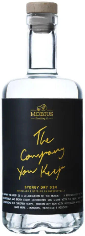 Mobius The Company You Keep Sydney Dry Gin 700ml-Spirits-Mobius-[afterpay_alcohol_delivery]-[buy_spirits_online]-[buy_wine_online]-Barrel & Batch