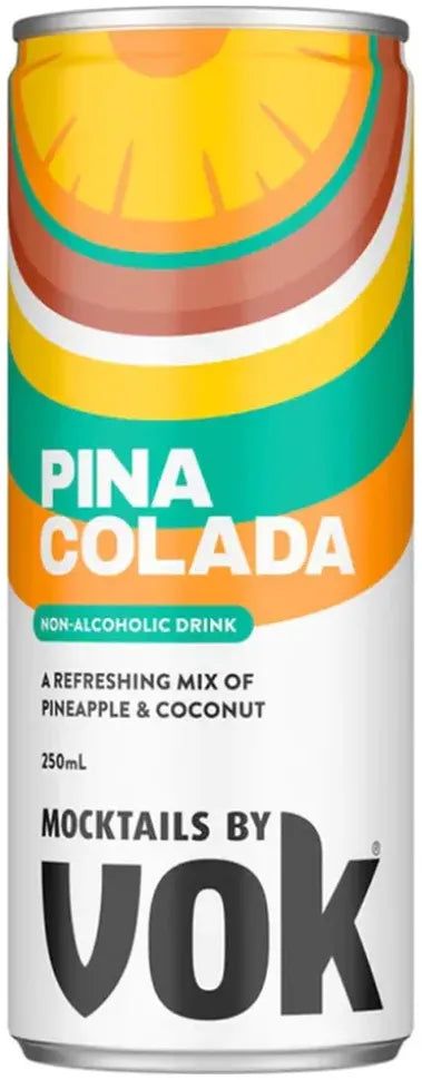 Mocktails By Vok Pina Colada 250ml-Non-Alcoholic-Mocktails By Vok-[afterpay_alcohol_delivery]-[buy_spirits_online]-[buy_wine_online]-Barrel & Batch