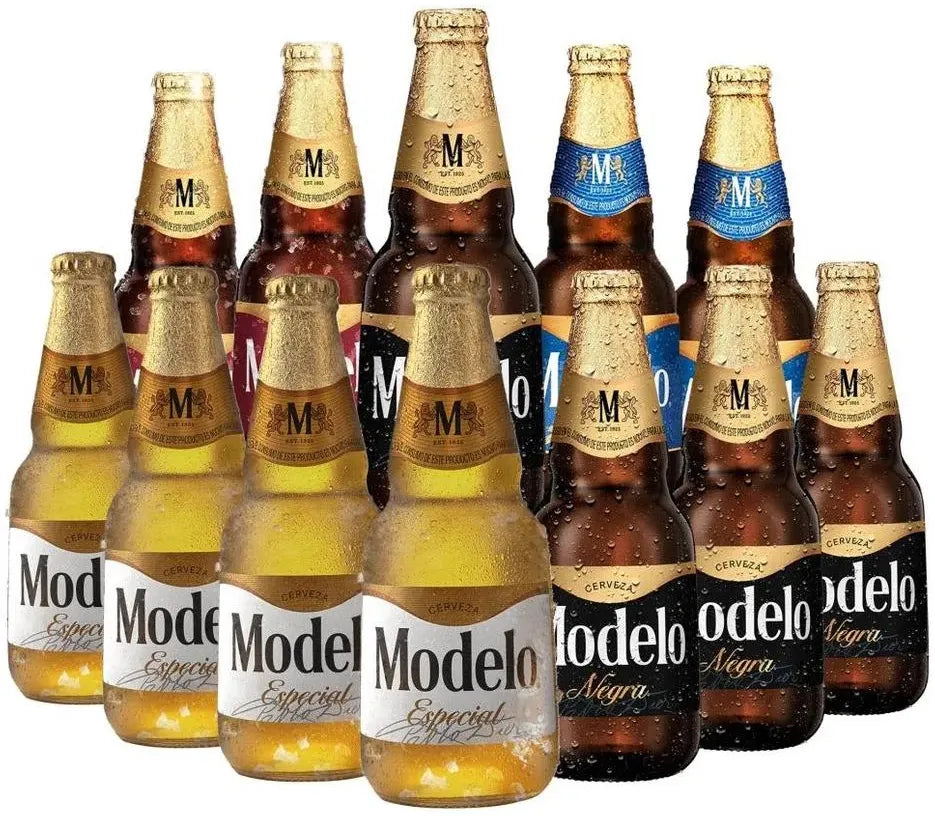 Modelo Premium Pack Mixed Dozen 355ml-Beer-Modelo-[afterpay_alcohol_delivery]-[buy_spirits_online]-[buy_wine_online]-Barrel & Batch