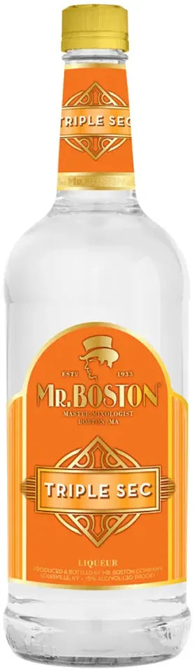 Mr Boston Triple Sec Liqueur 1L-Spirits-Mr Boston-[afterpay_alcohol_delivery]-[buy_spirits_online]-[buy_wine_online]-Barrel & Batch