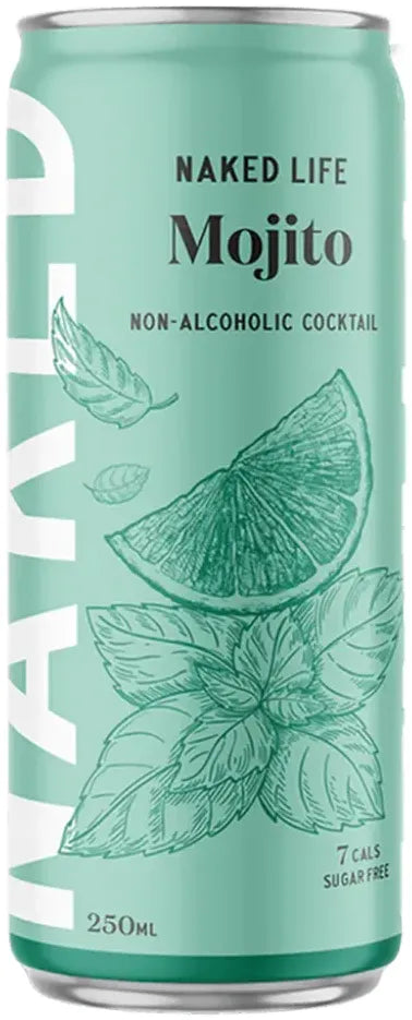 Naked Life Non Alcoholic Cocktail Mojito Spritz 250ml-Non-Alcoholic-Naked Life-[afterpay_alcohol_delivery]-[buy_spirits_online]-[buy_wine_online]-Barrel & Batch