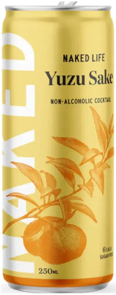 Naked Life Non Alcoholic Yuzu Sake 250ml-Non-Alcoholic-Naked Life-[afterpay_alcohol_delivery]-[buy_spirits_online]-[buy_wine_online]-Barrel & Batch